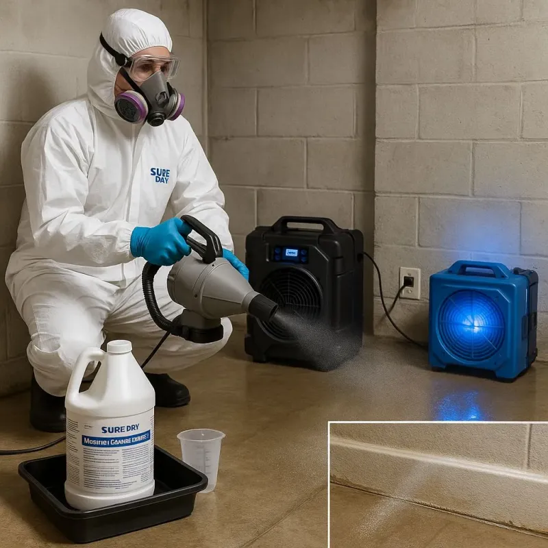 Sanitization and Odor Removal process in Clever, MO
